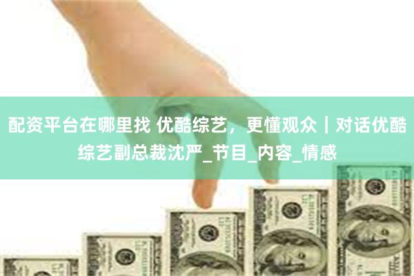 配资平台在哪里找 优酷综艺，更懂观众｜对话优酷综艺副总裁沈严_节目_内容_情感